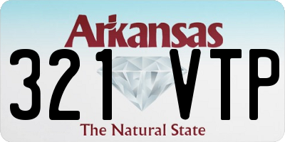 AR license plate 321VTP
