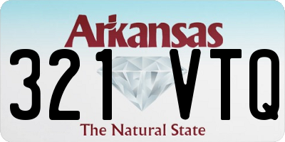 AR license plate 321VTQ