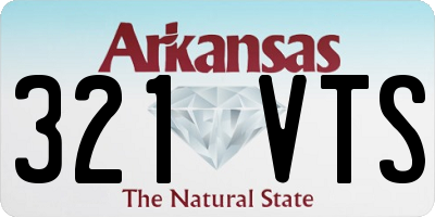 AR license plate 321VTS
