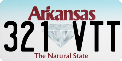 AR license plate 321VTT