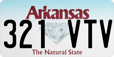 AR license plate 321VTV