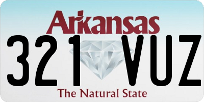 AR license plate 321VUZ