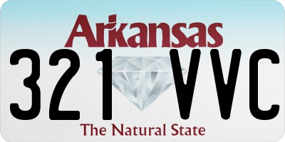 AR license plate 321VVC