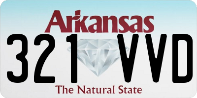 AR license plate 321VVD