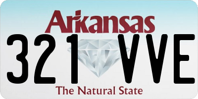 AR license plate 321VVE