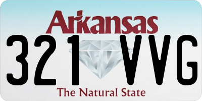 AR license plate 321VVG
