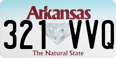 AR license plate 321VVQ