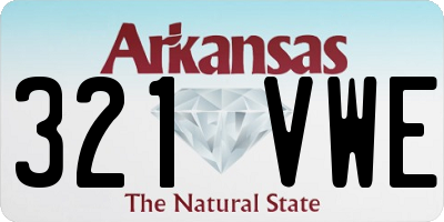 AR license plate 321VWE