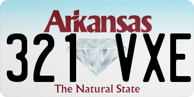 AR license plate 321VXE
