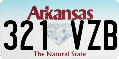 AR license plate 321VZB