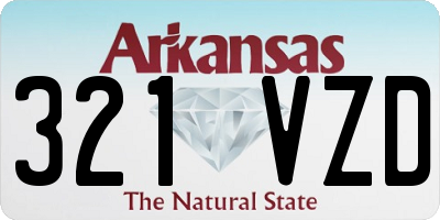 AR license plate 321VZD