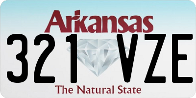 AR license plate 321VZE