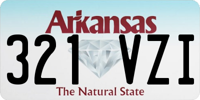 AR license plate 321VZI