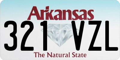 AR license plate 321VZL