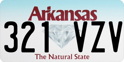 AR license plate 321VZV