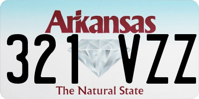 AR license plate 321VZZ