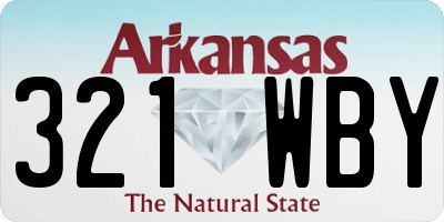 AR license plate 321WBY
