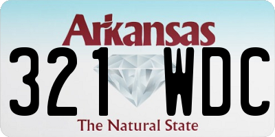AR license plate 321WDC