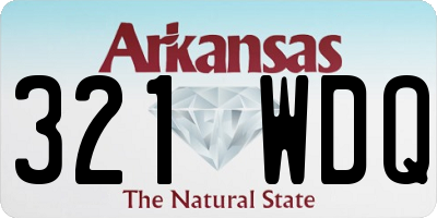 AR license plate 321WDQ