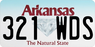 AR license plate 321WDS