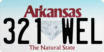 AR license plate 321WEL