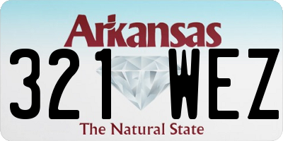 AR license plate 321WEZ
