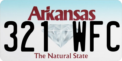 AR license plate 321WFC