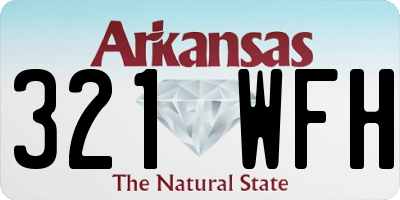 AR license plate 321WFH