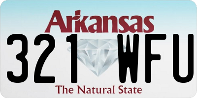 AR license plate 321WFU