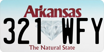 AR license plate 321WFY