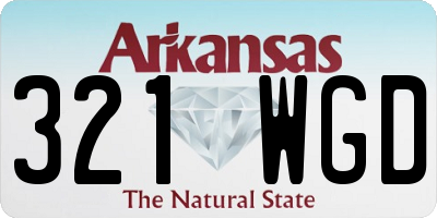 AR license plate 321WGD
