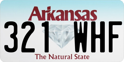 AR license plate 321WHF