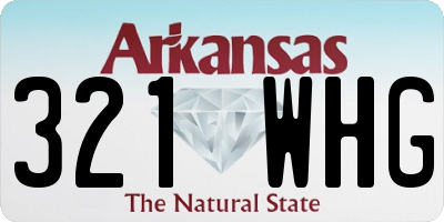 AR license plate 321WHG