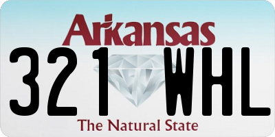 AR license plate 321WHL