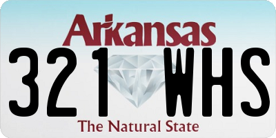 AR license plate 321WHS