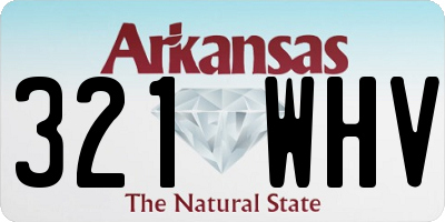 AR license plate 321WHV