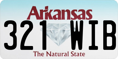 AR license plate 321WIB