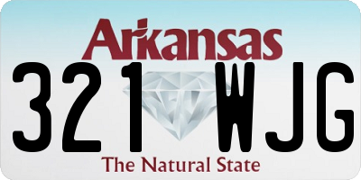 AR license plate 321WJG