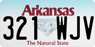 AR license plate 321WJV