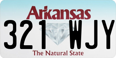 AR license plate 321WJY