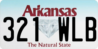 AR license plate 321WLB