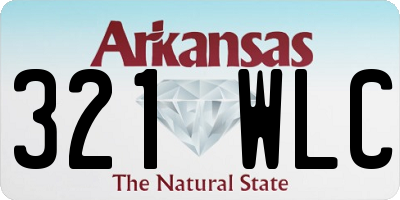 AR license plate 321WLC