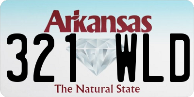 AR license plate 321WLD