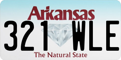AR license plate 321WLE