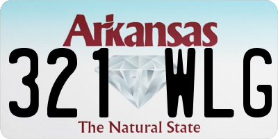 AR license plate 321WLG