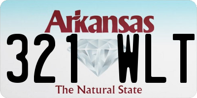 AR license plate 321WLT