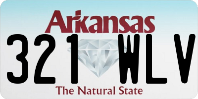 AR license plate 321WLV