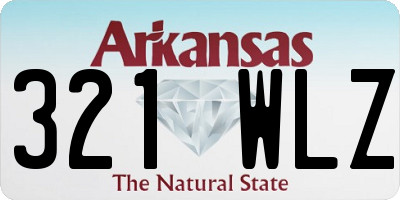 AR license plate 321WLZ