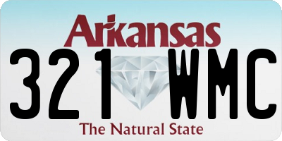 AR license plate 321WMC