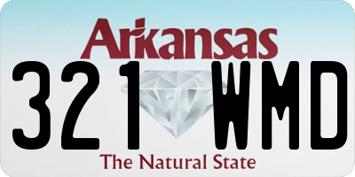 AR license plate 321WMD